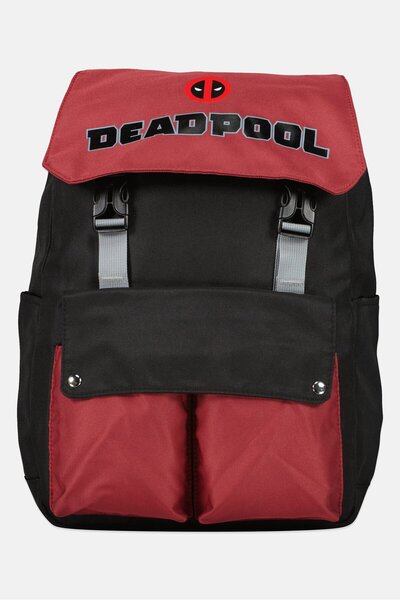 Marvel Kids Boy Deadpool Backpack, Multicolor
