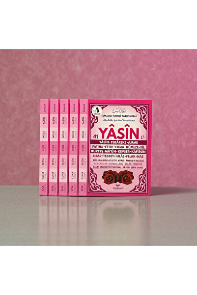 Zey-Al 41 Yasin Çanta Boy | 80 Sayfa, Karton Kapak | 5 Adet – Pembe