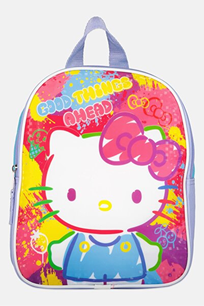 Hello Kitty Kids Girl Graphic Print Backpack, Multicolor