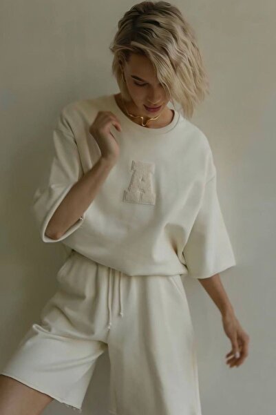 Fashiontayt Комплект от горна и долна част от плат с 2 нишки