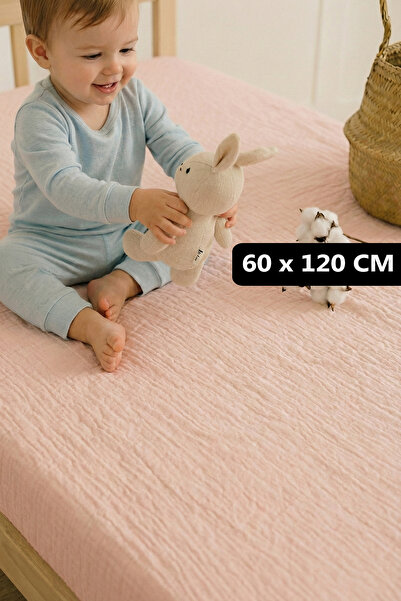 Soho Organics موسلين ملاءة مطاطية - 60x120 سم |   ارتفاع السرير 10-15 سم |   ...