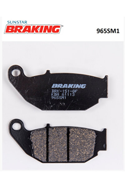 Braking CF MOTO 450 SR 450 2023-2024 965SM1 YARI METALİK ARKA FREN BALATASI