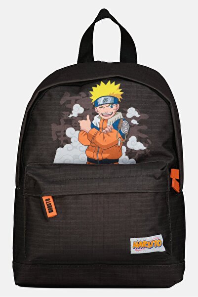 NARUTO Kids Boy Graphic Print Backpack, Dark Brown