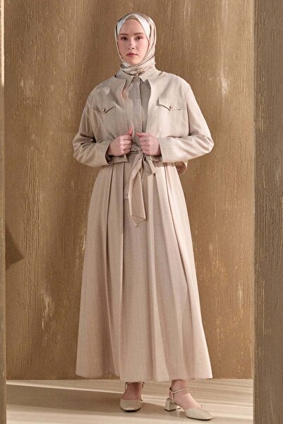 Setrms Kuşaklı Ceketli Elbise