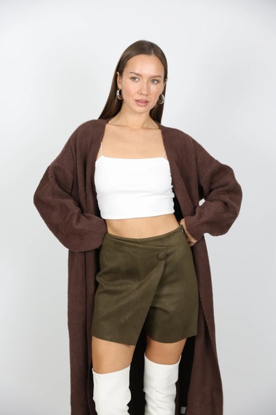 ZT MED Long-Sleeved Feather Cardigan