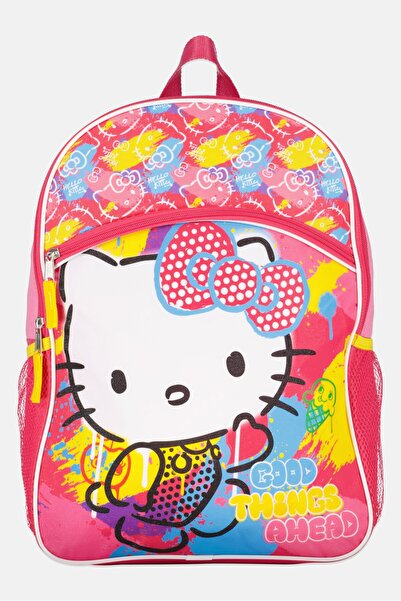 Hello Kitty Kids Girl Print Backpack, Multicolor