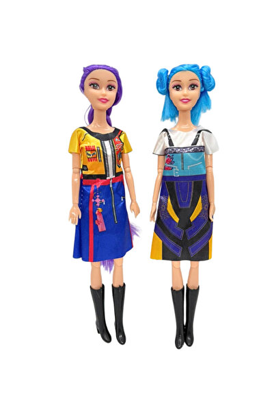 OEM Set 2 Papusi K-POP cu Articulatii Mobile, 30 cm – Rumi si Zoey, Papusi Fa...