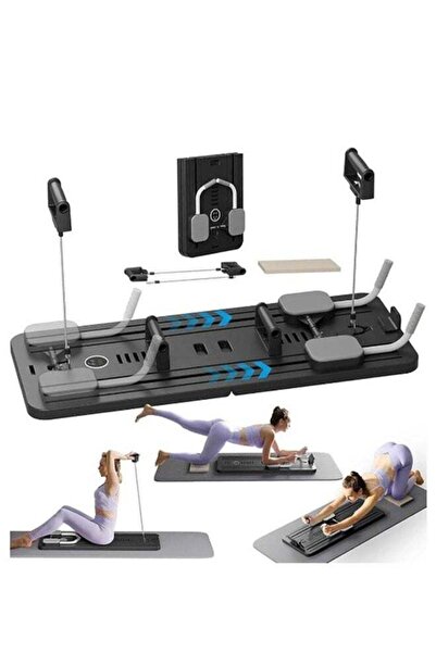 Arabest 5-in-1 Foldable Pilates Board, Home Pilates Reformer Set with Sliding...