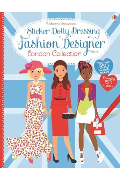Usborne Sticker Dolly Dressing Designer London Collection