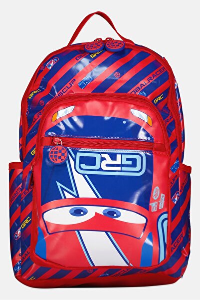 Disney Pixar حقيبة ظهر للأطفال الأولاد مطبوعة برسومات سيارات، متعددة الألوان