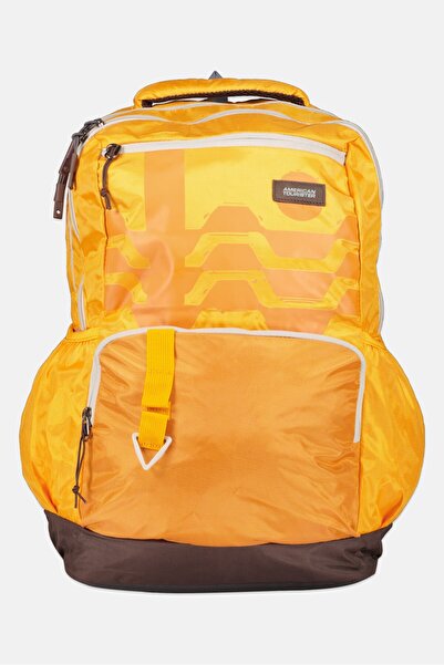 American Tourister Women Brand Logo Backpack, Orange