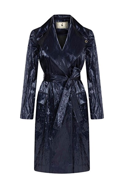 SENNA FEMALE TRENCH Gece Mavisi