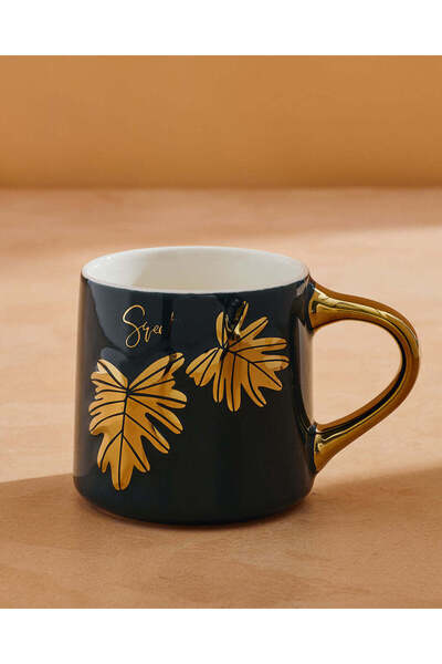 REDTAG كوب مطلي بالكهرباء باللونين الأسود والذهبي