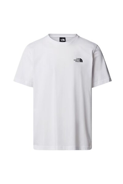 THE NORTH FACE Tricou bumbac cu mânecă scurtă și logo vertical