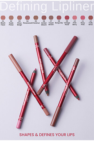 Golden Rose GR MOOD DEFINING LIPLINER NO:12 TUFFY BRICK