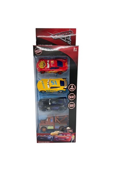 OEM Set 4 Masinute Cars, 9 cm – Masinute Metalice Curse pentru Copii, Jucarii...