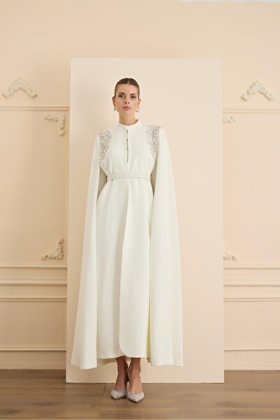 SENNA JE PARLE DRESS SET Ekru