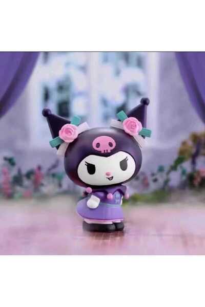 Bakmakistersen Kuromi Mini Anime Oyuncak PVC Masa Süsü Sevimli Karakter Hediyelik (4-8 cm)