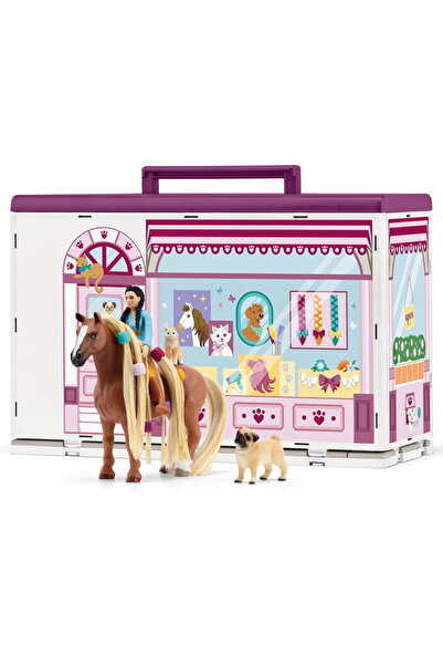 SCHLEICH Salon de animale, clădire de joacă, Clubul Ecvestru Sofia's Beauties