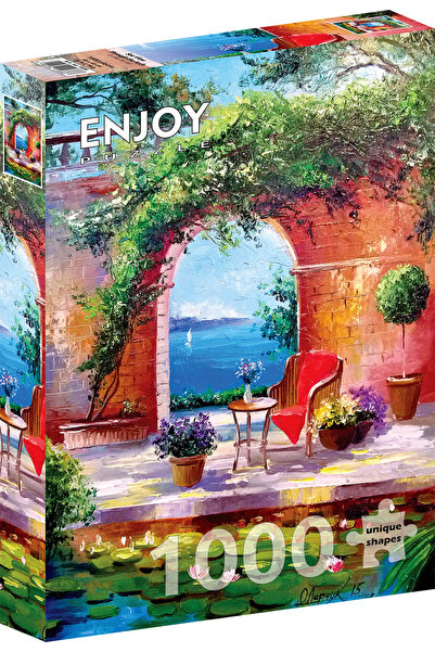 Enjoy Puzzle Puzzle 1000 piese Enjoy – Sea View Through the Arch