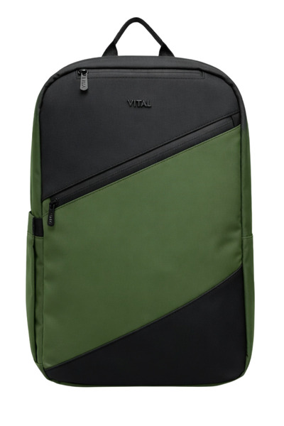 Freedom Water-Repellent Features, S Faux Leather 15.6″ Laptop Backpack Bag I