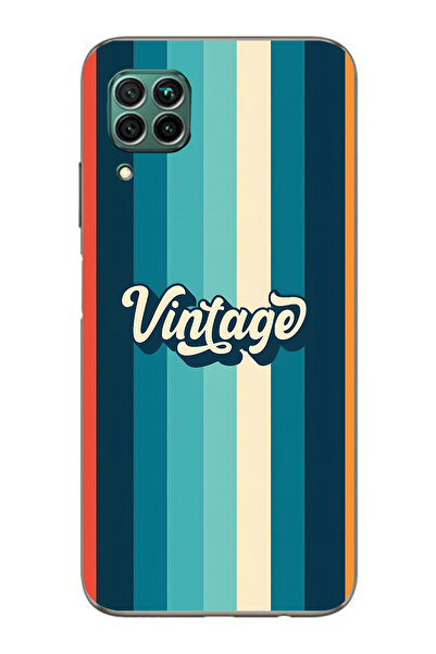 FLAMENKO حافظة هاتف شفافة متوافقة مع هاتف هواوي P40 Lite طراز منقوش