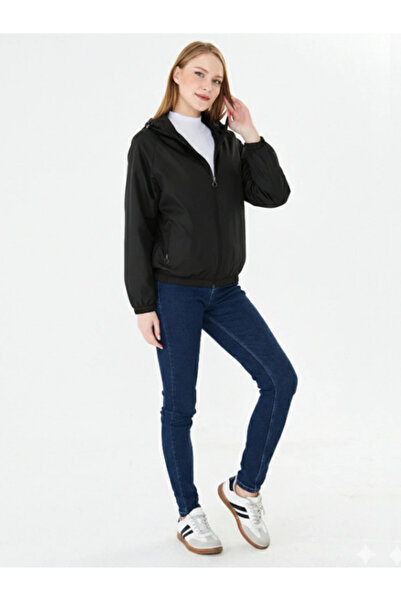 PIQUE Women's Hooded Lined Raincoat