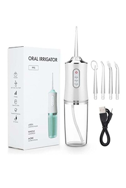 ELTRAZONE Portable Water Flosser – Oral Irrigator with 3 Modes and 4 Jet Tips