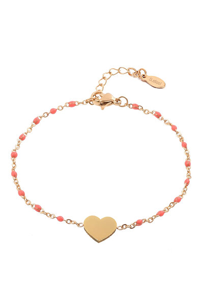 EFAYN.RO Women's bracelet, delicate heart pattern, my heart is yours theme, a...