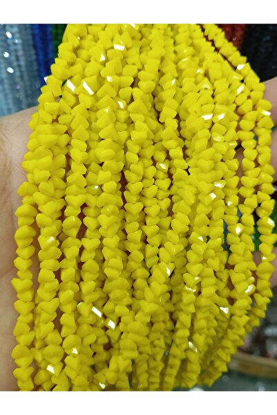 Ralp Moda 6 мм кристална пирамида Чешки кристални мъниста 3 низки НЕОН ЖЪЛТО