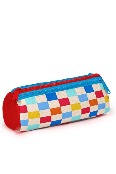 Coral High Geantă pentru creioane cu trei compartimente, cu model de dame multicolore pentru copii 31025
