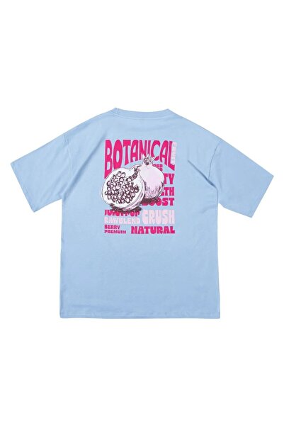 NEW NOCE Nar Printed Fruit Printed Oversized Unisex T-Shirt Basic T-Shirt