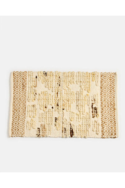 REDTAG Beige Woven Dhurrie