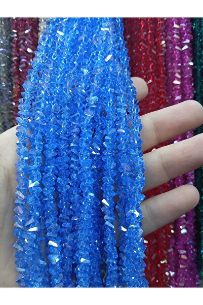 Ralp Moda 6 χιλιοστά Κρυστάλλινη Πυραμίδα Τσέχικη Κρυστάλλινη Χάντρα 3 Σειρά ...