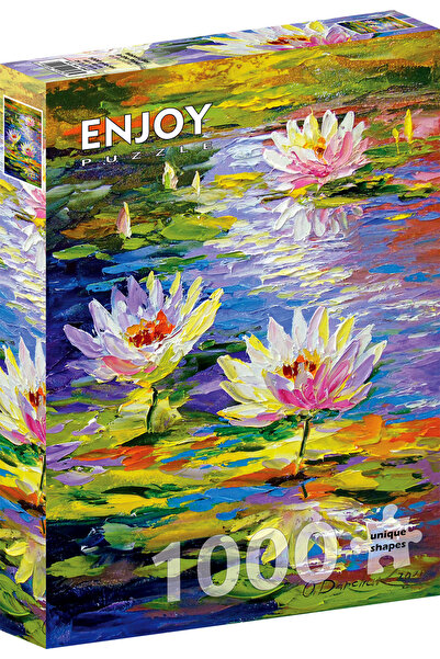 Enjoy Puzzle Puzzle 1000 piese Enjoy – Water Lilies in the Pond