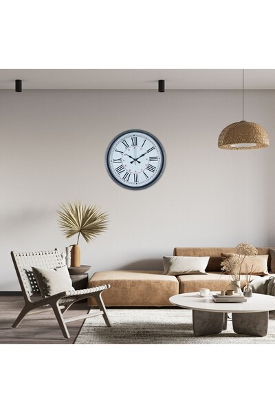 Lunaev Gray Decorative 36 cm Wall Clock