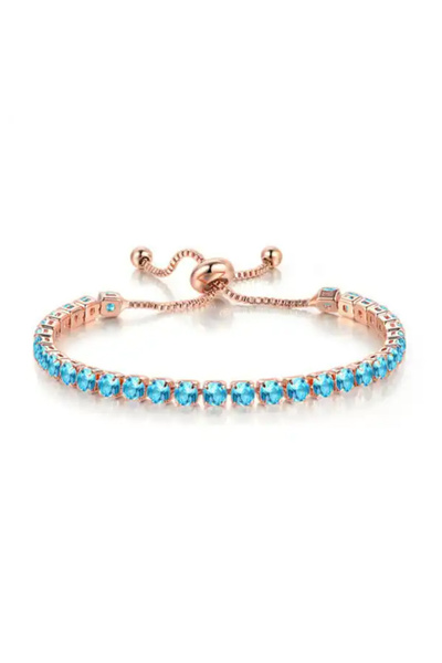 EFAYN.RO Bratara dama, model tenis cu cristale, reglabila, tematica fashion s...