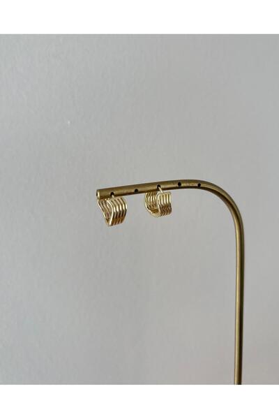 XUPING JEWELRY Special Series Line Row Curved Xp Clip-On Gold Earrings