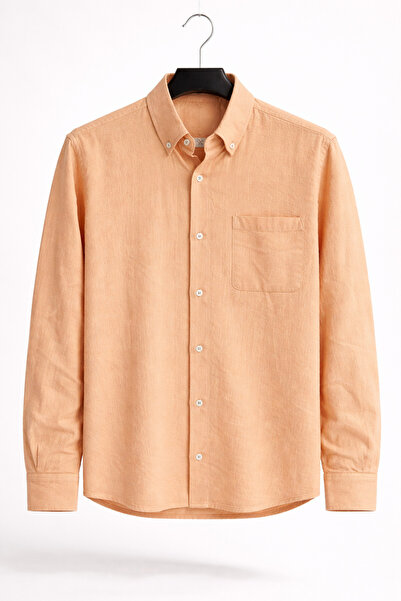 BAROS Krinkle Kumaş Cepli Gömlek