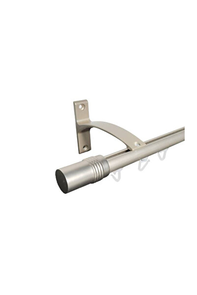 KLEIDECO galerie aluminiu 19 mm IBIZA cu canal simpla,crom-mat, 160 cm, capet...