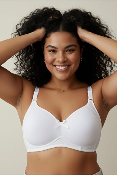 Brashop Λευκό Σουτιέν Πριμιούμ Ποιότητας C Kap Μεγάλου Μεγέθους για Σύσφιξη |...