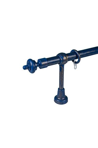 KLEIDECO galerie plastic 28 mm INNOVATIE MARE simpla, albastru-auriu, 240 cm