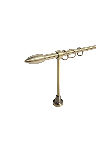 KLEIDECO galerie metal 16 mm COSTA RICA simpla, auriu-antic, 300 cm, capete S...