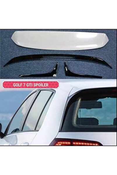 Universal VOLKSWAGEN GOLF 7 2013-2017 ASTARLI GTİ ANATOMİK SPOİLER 4 PRÇ