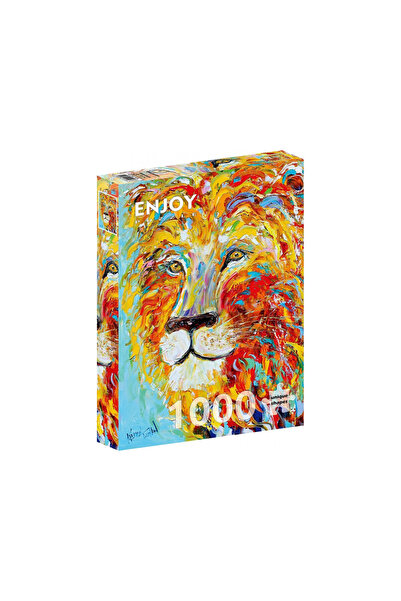 Enjoy Puzzle Puzzle 1000 de piese Bucură-te de Leul Colorat