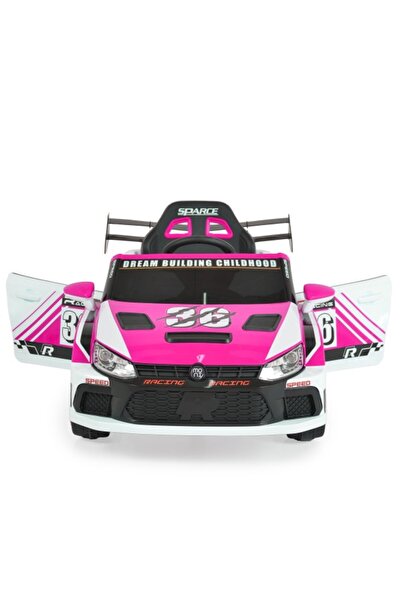Moni Masinuta electrica pentru copii cu Drifturi, Rally Pink, patru motoare