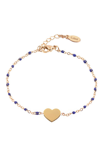 EFAYN.RO Women's bracelet, delicate heart pattern, my heart is yours theme, a...