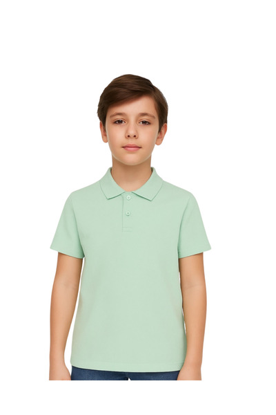 Lily and Co Lily Co Short Sleeve Polo Collar Unisex T-Shirt
