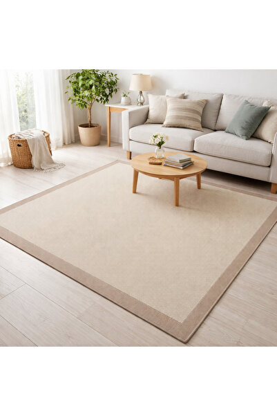 TALYA HALI Acar Home Jüt Sisal Kolay Temizlenir Yıkanabilir Silinebilir Halı