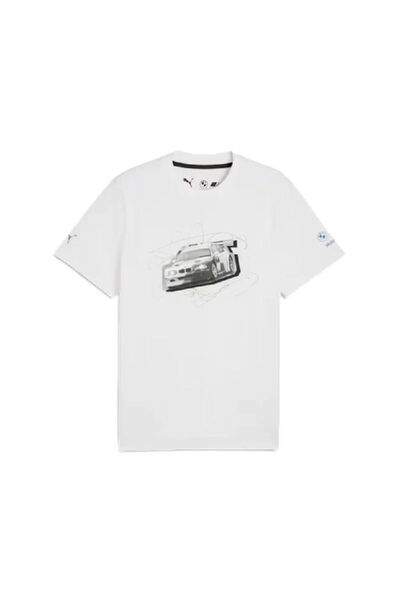 Puma Bmw Mms Ess Graphic Tee Men's White T-Shirt 63489902